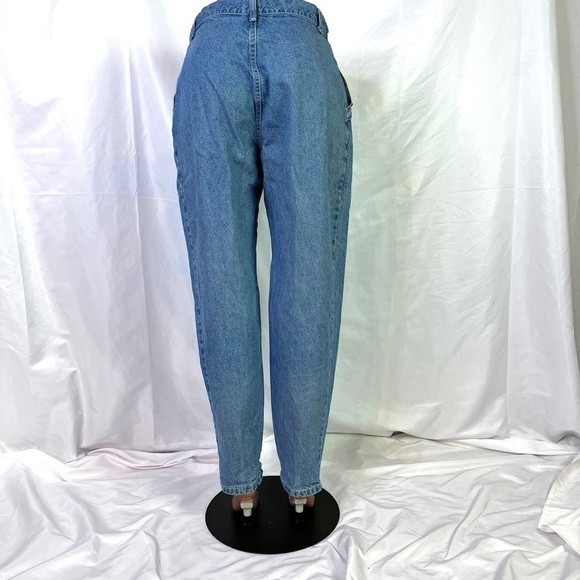 BLUE ZONE VINTAGE JEANS BALLOON JEANS BAGGY JEANS BOYFRIEND JEANS TAPERED LARGE - Picture 3 of 12